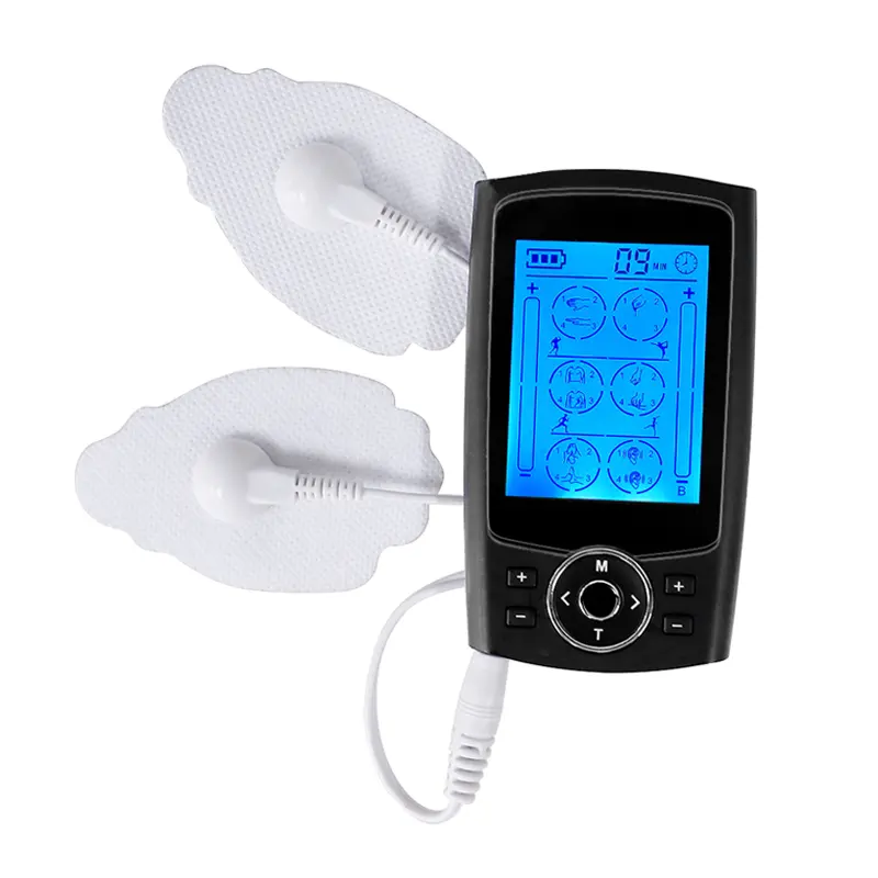 TENS Unit Muscle Stimulator with 24 Modes Rechargeable EMS Device Electronic Pulse Massager
