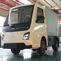 Fourgonnette de transport électrique EEC L7e à moteur unique, boîte de vitesses automatique/manuelle, sièges en cuir, caméra de recul, éclairage de nuit pour batterie au lithium