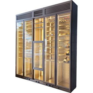 Frigorifero per Vini Elettrico Personalizzato in Acciaio Inox con Controllo della Temperatura a 5 Gradi, Vetrina Espositiva per Vini da Esterno - Product Image 5