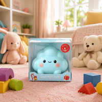 Jouet Squishy Nuage Mignon USA, Anti-stress à Remontée Lente, Jouet à Presser Kawaii Nuage pour Enfants et Adultes, Cadeau Promotionnel