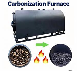 Four de carbonisation du bois de haute qualité fabriqué en Chine, four de carbonisation horizontal économique à vendre - Product Image 6