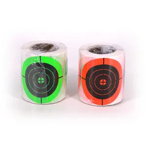 Fluor zierende runde Bullseye-Ziel punkte Adhesive Shooting Target Pasters -200 Stück 3 "Shooting Target-Aufkleber für starkes Schießen