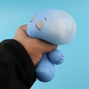 2023 New Kids & Adult Stress Relief Animal Toy Plastic & Silicone Stretch <b>Squeeze</b> Snow Monster Sensory Fidget Squishy <b>Ball</b> - Product Image 3
