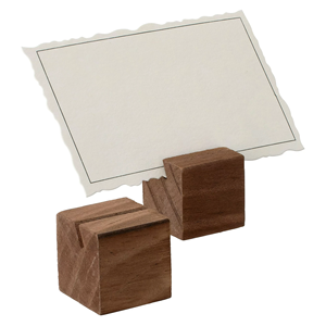 Support photo moderne en bois de hêtre, porte-cartes de menu en bois naturel - Product Image 5