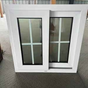 Trung Quốc phần cứng hàng đầu <span class=keywords><strong>uPVC</strong></span> cửa sổ trượt tùy chỉnh nướng thiết kế với lưới chống muỗi - Product Image 5