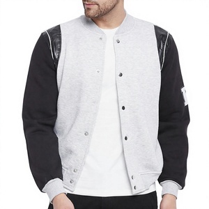 Chaqueta Varsity Personalizada de Algodón y Forro Polar, Teñida, Transpirable, Resistente al Viento, para Hombre, Ropa Urbana de Invierno, Marca Privada OEM - Product Image 2