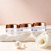 Contenant en gros pour poudre à ongles, pot transparent pour poudres Aurora, emballage pour poudre de trempage