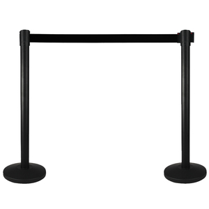 Supporto per la gestione della coda retrattile pali per la sicurezza dell'aeroporto controllo della linea di ferro in plastica materiale 2m 3m 5m cintura <span class=keywords><strong>Stanchion</strong></span> - Product Image 2