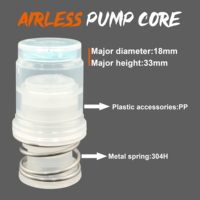 Pulvérisateur à pompe crème cosmétique sans air haute capacité pour bouteilles en plastique disponibles à la vente