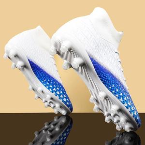 ¡Venta Directa de Fábrica! Zapatos de Fútbol para Niños, con Tacos Largos, Antideslizantes, Parte Superior Transpirable, Suela de Goma, Deportivos Casuales - Product Image 2