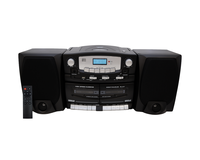 Système stéréo de haute qualité avec lecteur de cassettes double, centre musical, couleur personnalisable, radio FM portable, enregistrement continu haute vitesse