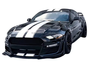 <span class=keywords><strong>Mustang</strong></span> 2018-2020 Année Mise à niveau vers le kit de carrosserie style GT500 Pare-chocs de voiture Aile arrière de capot Accessoires de voiture Pièces de réglage automatique - Product Image 4