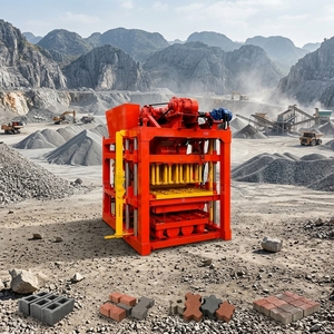 Máquina Moldeadora de Ladrillos de Cemento Móvil 4-28, Fabricante de Bloques Huecos, Alta Capacidad, Ahorro de Energía, Baja <span class=keywords><strong>Inversión</strong></span> - Product Image 3