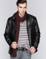 Veste de motard vintage épaisse en cuir véritable Nappa souple et écologique pour homme, avec fermeture éclair, logo personnalisé, motif décoratif, service OEM longue durée