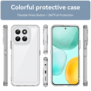 Funda Transparente Para <span class=keywords><strong>Honor</strong></span> X6C, Carcasa Protectora Antirrayones Delgada y Ligera de TPU+Acrílico a Prueba de Golpes Para Móvil <span class=keywords><strong>Honor</strong></span> X9B X7C X8C X9C - Product Image 2
