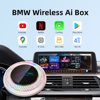 Adaptador inalámbrico Rhythm CarPlay Qualcomm Snapdragon 6125 compatible con Android Auto y pantalla dividida de luz ambiental para múltiples aplicaciones