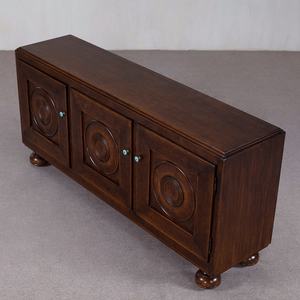 خزانة جانبية من الخشب الصلب بتصميم عتيق، أثاث فاخر للمنزل أو الفندق، حامل تلفاز أنيق لغرفة المعيشة - Product Image 4