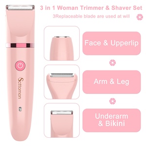 Nouvel épilateur électrique sans fil 3 en 1 pour femmes, étanche, rechargeable par USB, épilation corporelle indolore - Product Image 3