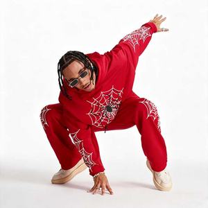 Conjunto de Sudadera y Pantalones Deportivos de Alta Calidad 2025, Estampado Gráfico Serigrafiado, Logotipo Personalizado, Pantalones Deportivos y Sudadera con Capucha - Product Image 2