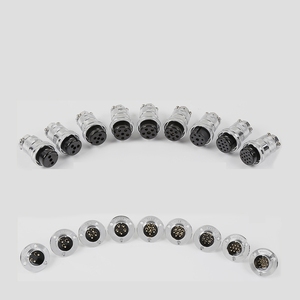 Conector de Aviación Serie DF25, 2/3/4/5/6/7/8/10/12 Pines, Macho y Hembra, Enchufe, Conector de Cable - Product Image 2