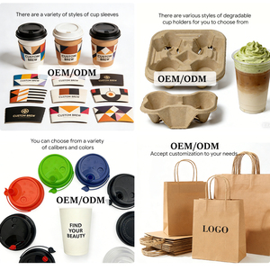 Kingwin Double Wall Hot Disposable Coffee <strong>Paper</strong> <strong>Cup</strong> With Lid 8oz/12oz/16oz/20oz For Mineral Water - Product Image 5