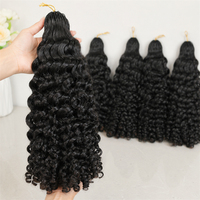 Fournisseur en gros de cheveux humains : Extensions de cheveux humains bouclés au crochet 100% pré-bouclés, sans perte, origine Vietnamienne et Birmane