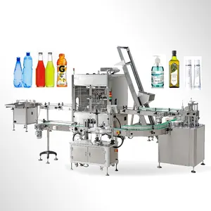 AICNPACK 50-500ML Motor Sauce Ghee Glass Cleaner Piston Honey Garlic Paste Automatic Quantitative Bottles Servo Filling Machine