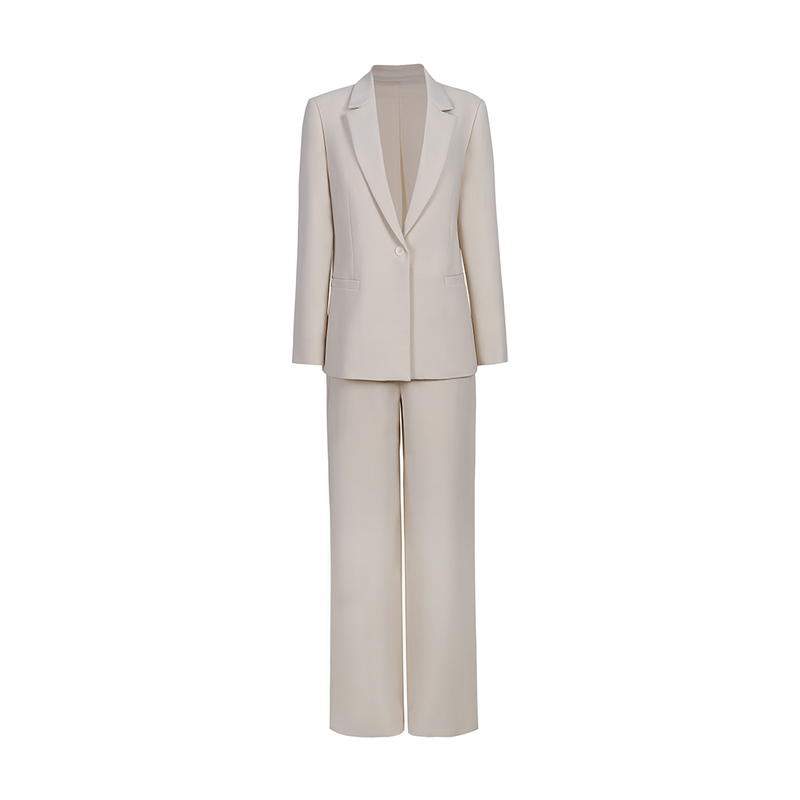 High End Fashion Pink Ladies Tuxedo