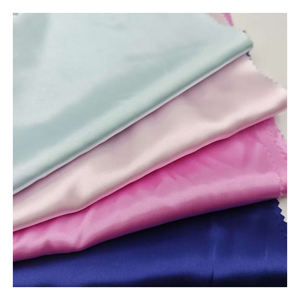 Tissu satiné tissé 100% polyester 50D*75D, résistant aux taches, séchage rapide, <span class=keywords><strong>l</strong></span>éger, uni, <span class=keywords><strong>pour</strong></span> robes, jupes, voitures et jouets - Product Image 1