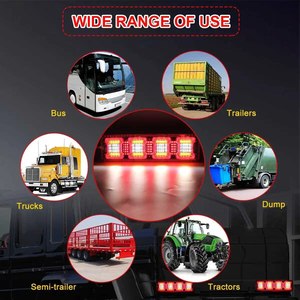 Luces LED Traseras para Camión Kamaz, Luz de Advertencia de Señal de Freno para Kamaz, Caravanas, UTE, Camper, 24V - Product Image 4