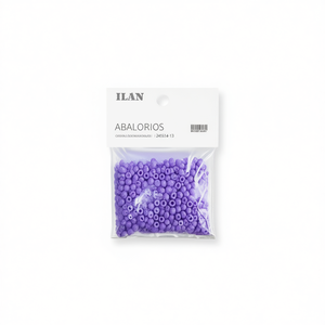 Perline Ilan Abalorios 4mm Viola 50g per Creazione di Gioielli e Artigianato - Product Image 1