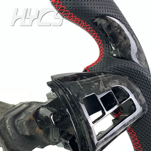 อุปกรณ์ตกแต่งภายในรถยนต์ <span class=keywords><strong>พวงมาลัย</strong></span>คาร์บอนไฟเบอร์ เห<span class=keywords><strong>มา</strong></span>ะสำหรับรถยนต์มาส<span class=keywords><strong>ด้า</strong></span> 3 <span class=keywords><strong>มา</strong></span><span class=keywords><strong>ส</strong></span><span class=keywords><strong>ด้า</strong></span>สปีด 3 และแอ็กเซล่า - Product Image 4