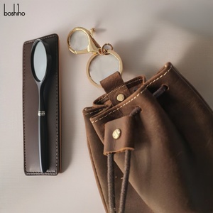 Wholesale Vintage Leather Handy Drawstring Valuables Pouch for Golf for Ball Storage and Accessory Organization - Product Image 4