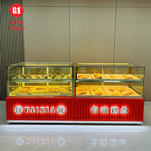 Designs de cafés 3D de luxe, meubles de café en bois, comptoir de bar portable personnalisé pour l'aménagement intérieur des cafés - Product Image 2