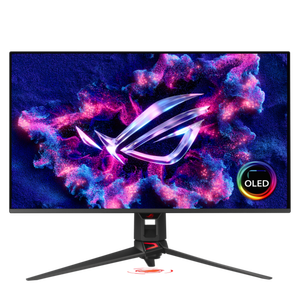 จอเกมมิ่ง ROG Swift OLED PG32UCDM Gen3 (PG32UCDM3) ขนาด 31.5 นิ้ว QD-OLED 4K ความละเอียด 3840*2160 240Hz HDR10 0.03ms 99% sRGB สำหรับใช้งานแบบ Bar - Product Image 1
