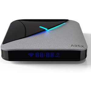 <span class=keywords><strong>A95X</strong></span> <span class=keywords><strong>F3</strong></span> RGB caja de TV Android 9,0 Amlogic S905X3 4GB 32GB 2,4/5Ghz Wifi 8K 4K Dispositivo de Tv inteligente de Netflix - Product Image 1