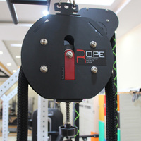 Entraîneur de corde de résistance magnétique rotatif sans fin Stock Gym Fitness Training Machine pour la station de musculation des épaules de la poitrine