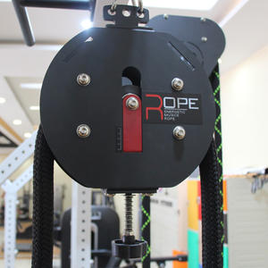 Mesin latihan kebugaran <span class=keywords><strong>Gym</strong></span>, tali resistensi magnetik berputar, stok tidak terbatas untuk stasiun binaraga bahu dada - Product Image 4