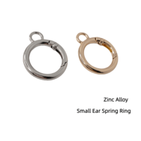 Petit tire-anneaux à ressort en alliage de zinc pour quincaillerie de bagages, fermoirs de bijoux et boucles de suspension DIY - Fabriqué à Guangzhou