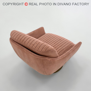 Sillón de Terciopelo para Sala de Estar, Cómodo, Moderno y Lujoso, Tapizado en Terciopelo, Modelo DS-LONGHI-01-SOL, Sillón de Terciopelo DS-LONGH - Product Image 5
