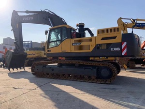 Excavatrice sur chenilles Volvo EC480 d'occasion en bon état, peinture d'origine, capacité de 50 tonnes, composants hydrauliques Kawasaki, engrenage - Product Image 5