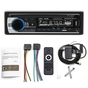 1 דין רכב רדיו אודיו לרכב FM BT MP3 אודיו נגן BT נייד Handfree USB/SD רכב סטריאו רדיו מקף Aux קלט