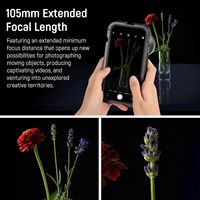 Objectif macro HD NEEWER 105 mm pour plaque arrière d'objectif à filetage 17 mm, compatible avec la cage de téléphone avec adaptateur d'objectif 17 mm LS-26