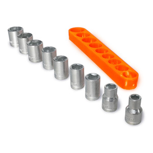 <b>Socket</b> Set 5-13mm 9 Pieces Chrome Plated Hex Drive 1/4 In For Furniture Assembly - Product Image 4