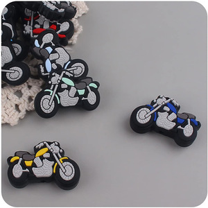 Cross-border Dongguan Handmade CLA158 Model Motorcycle <b>Silicone</b> Pendants DIY Jewelry Accessories Cute <b>Beads</b> Bracelets - Product Image 4