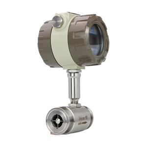 FMT810 4-20Ma RS485 304SUS bahan bakar minyak sayuran cairan turbin air Meter dengan tampilan - Product Image 1