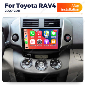 MEKEDE Écran tactile Android 8 cœurs 6+128 Go Multimédia FM DSP GPS Navigation Lecteur radio de <span class=keywords><strong>musique</strong></span> de voiture pour Toyota RAV4 2007-2011 - Product Image 4