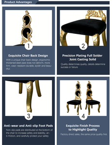 Chaises de trône dorées modernes et durables en gros, chaises de trône royales de luxe pour mariage, chaises de mariage pour le marié et la mariée - Product Image 4
