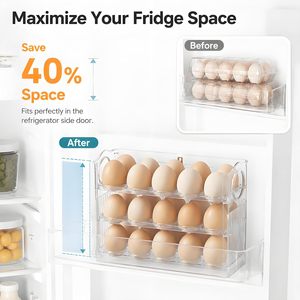 clear <b>Storage</b> <b>Bins</b> Bpa Free, Egg Holder Acrylic, Airtight Acrylic Food <b>Storage</b> Containers - Product Image 2