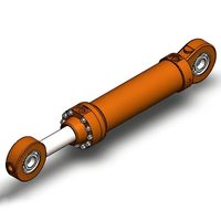 Cylindre hydraulique à double effet en acier de haute qualité, personnalisé, avec piston en acier